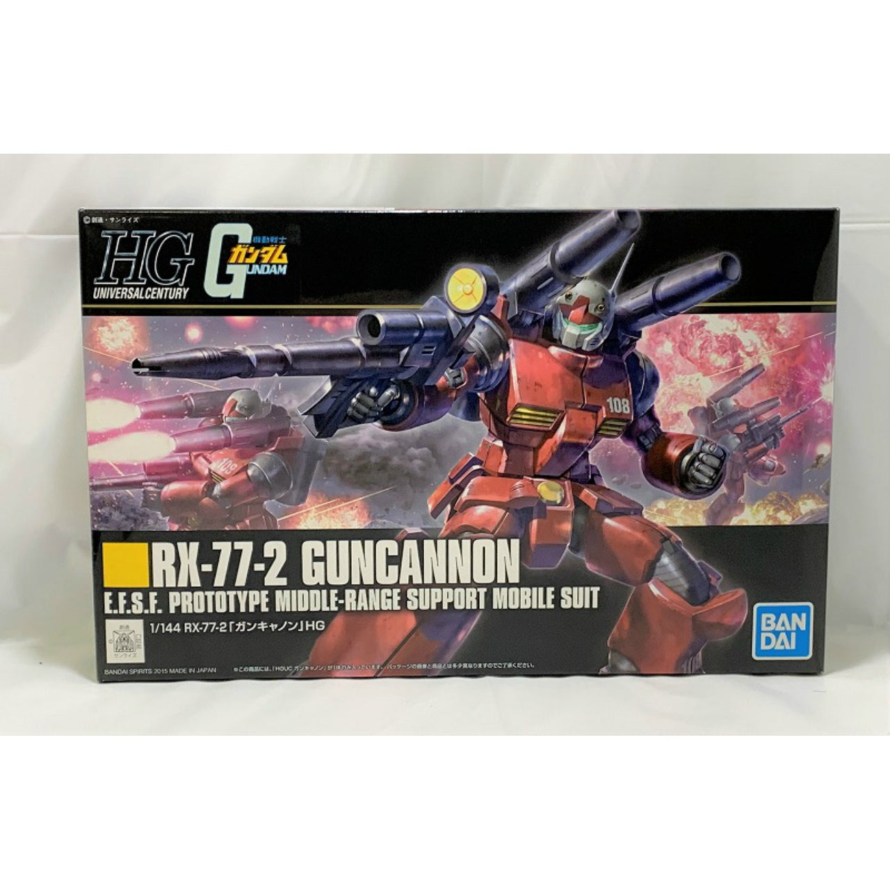 HGUC 190 1/144 RX-77-2 Gun Cannon (REVIVE) Bandai Spirits Version