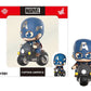 Cosbi Marvel Collection #081 Captain America (Vehicle Series) Comic, Action & Toy Figures, animota