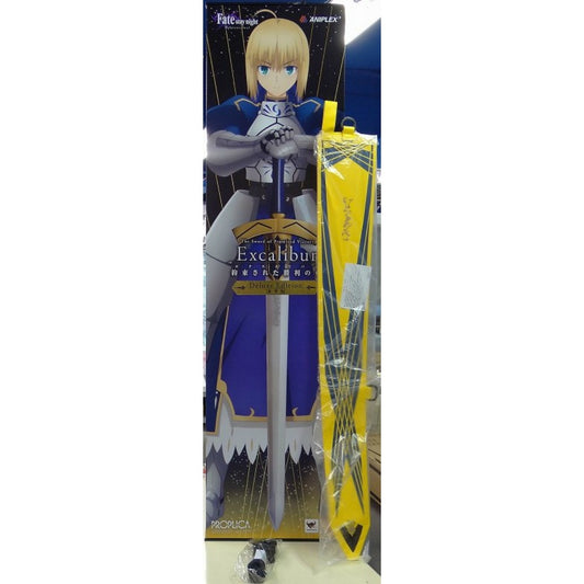 ANIPLEX POPLICA Fate/Stay Night [Heaven's Feel] 1/1 Excalibur-Schwert (Deluxe-Version mit Lederetui)