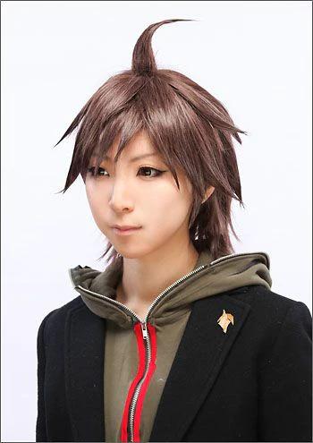 ”Danganronpa” Makoto Naegi style cosplay wig | animota