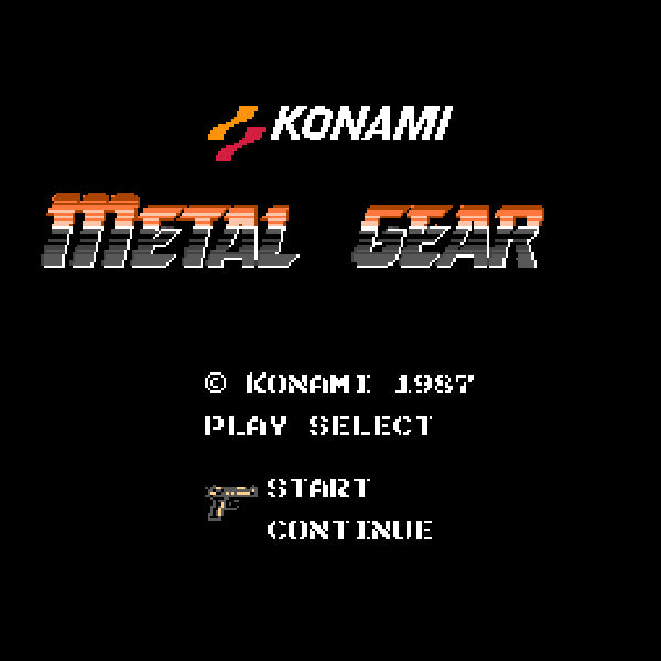 METAL GEAR.Nintendo Famicom Japanese Version
