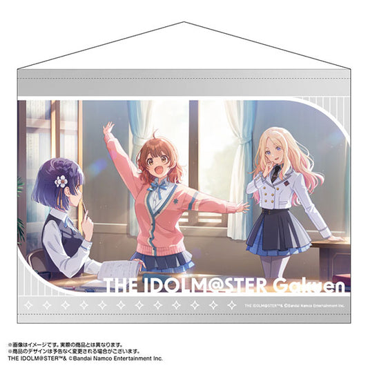 Gakuen iDOLM@STER B2 Wall Scroll Ume Hanami / Misuzu Hataya / Sena Juo