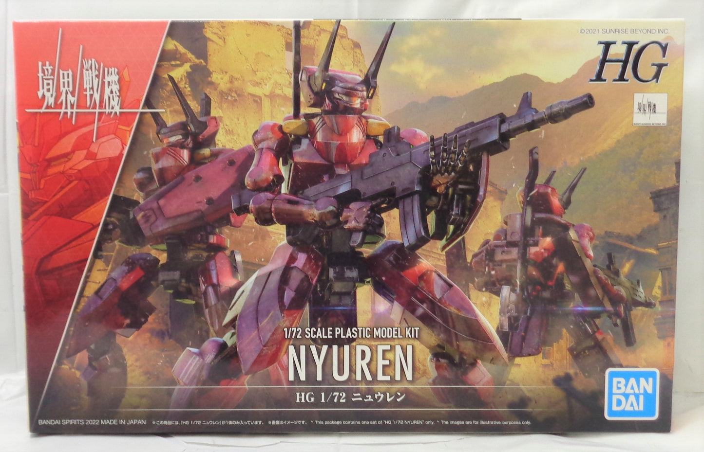 HG 1/72 Nyuren Kyoukai Senki, animota