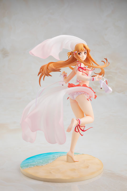 "Sword Art Online" Asuna Manatsu no Kirameki Hanayome Ver. 1/7 Complete Figure [KADOKAWA Special Set], Action & Toy Figures, animota