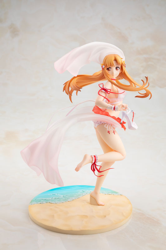 "Sword Art Online" Asuna Manatsu no Kirameki Hanayome Ver. 1/7 Complete Figure [KADOKAWA Special Set], Action & Toy Figures, animota