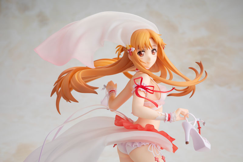 "Sword Art Online" Asuna Manatsu no Kirameki Hanayome Ver. 1/7 Complete Figure [KADOKAWA Special Set], Action & Toy Figures, animota