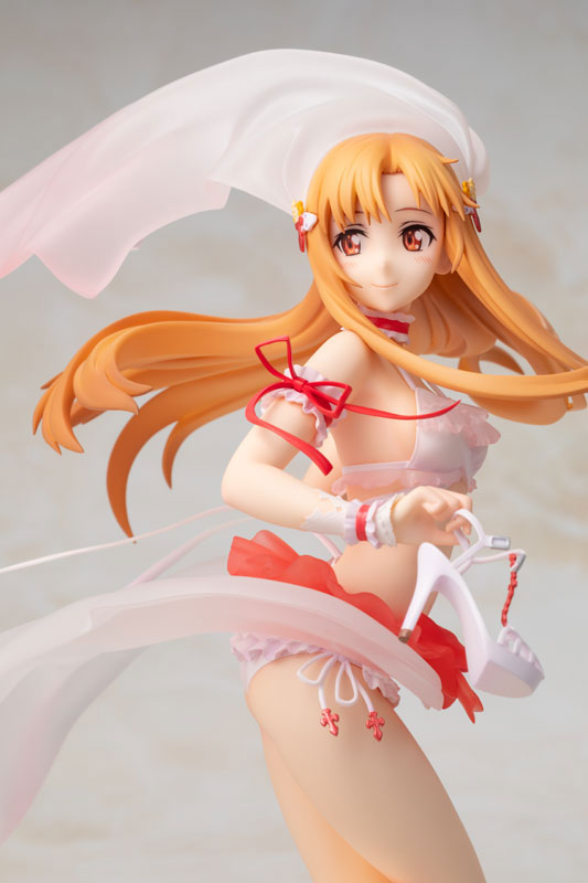 "Sword Art Online" Asuna Manatsu no Kirameki Hanayome Ver. 1/7 Complete Figure [KADOKAWA Special Set], Action & Toy Figures, animota