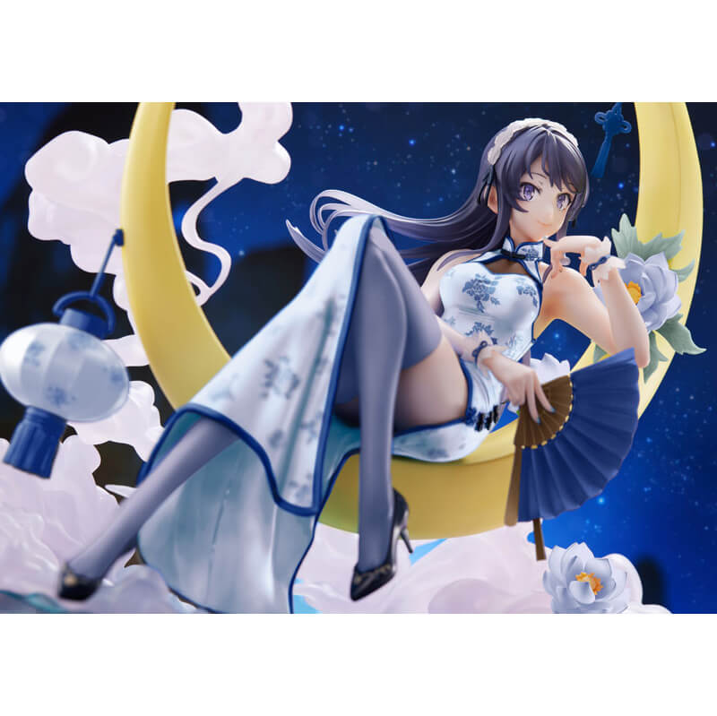 Rascal Does Not Dream of Bunny Girl Senpai 1/7 Scale Figure -Mai Sakurajima (White Mandarin Dress Ver.) | animota