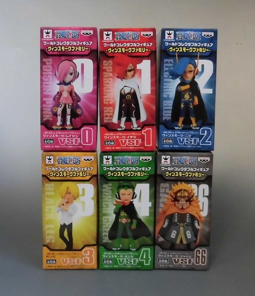 OnePiece World Collectable Figure Vinsmoke Family - Set of 6, animota