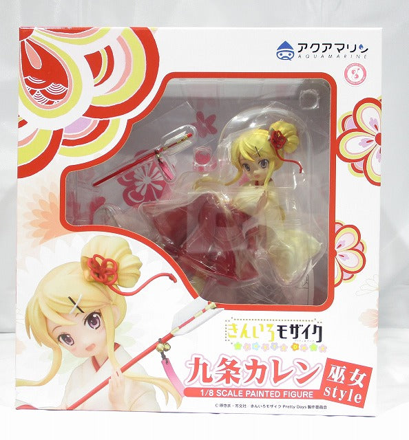 Aquamarine Kin-iro Mosaic Pretty Days Karen Kujo Miko Style ver. 1/8 PVC, Action & Toy Figures, animota