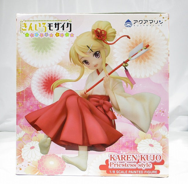 Aquamarine Kin-iro Mosaic Pretty Days Karen Kujo Miko Style ver. 1/8 PVC, Action & Toy Figures, animota