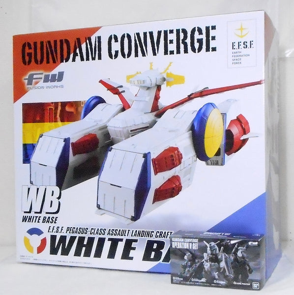 FW Gundam Converge CORE White Base Operation V Set, Action & Toy Figures, animota
