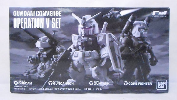 FW Gundam Converge CORE White Base Operation V Set, Action & Toy Figures, animota