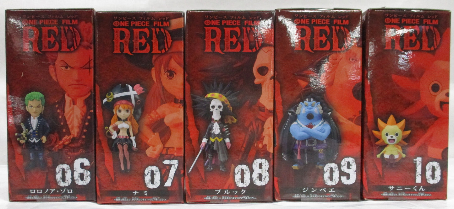 Figura coleccionable mundial de ONE PIECE "ONE PIECE FILM RED" vol. 2 - 5 tipos de set