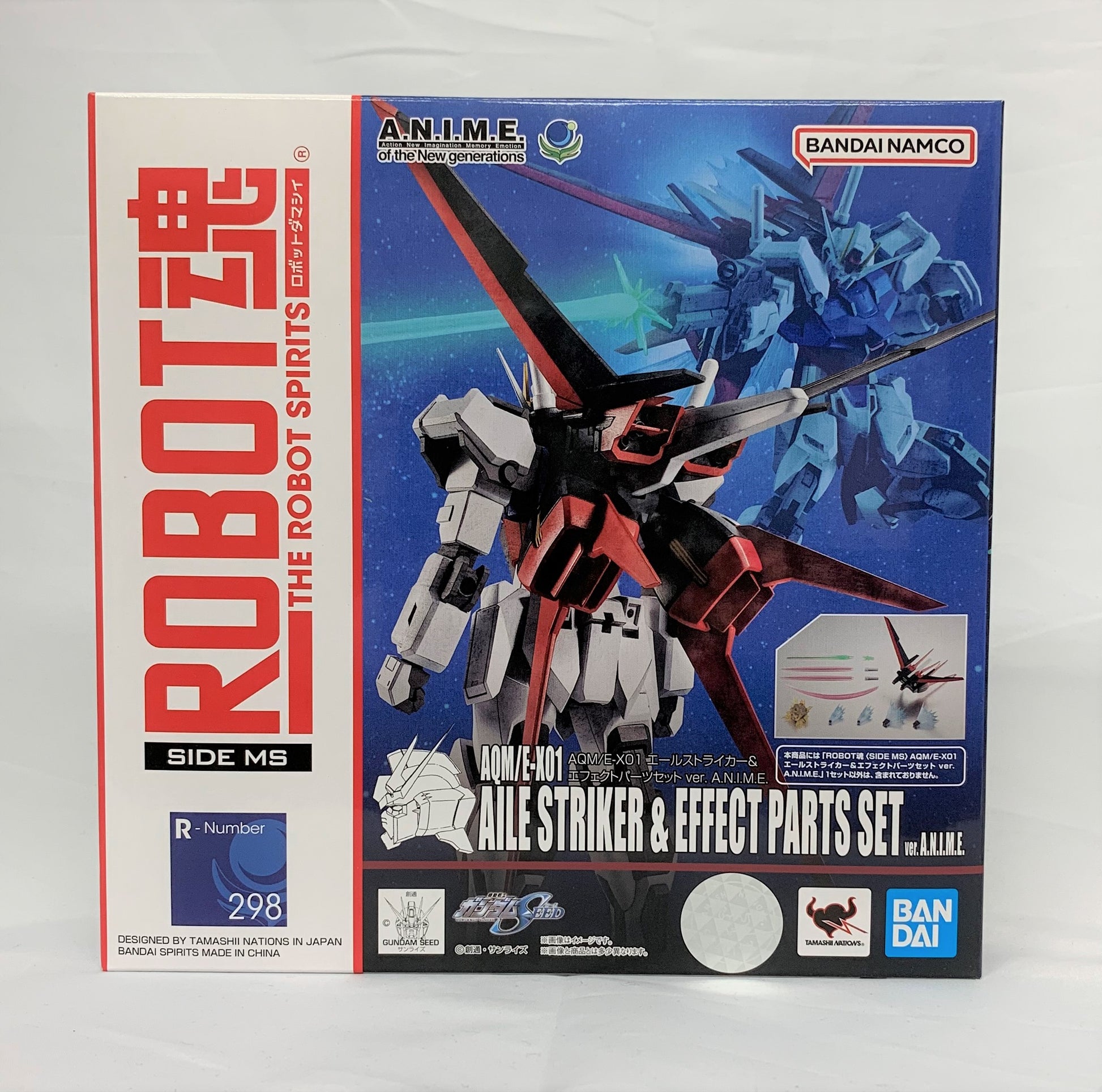 Robot Spirits -SIDE MS- AQM/E-X01 L-Striker & Effect Parts Set ver. A.N.I.M.E. "Mobile Suit Gundam SEED", animota