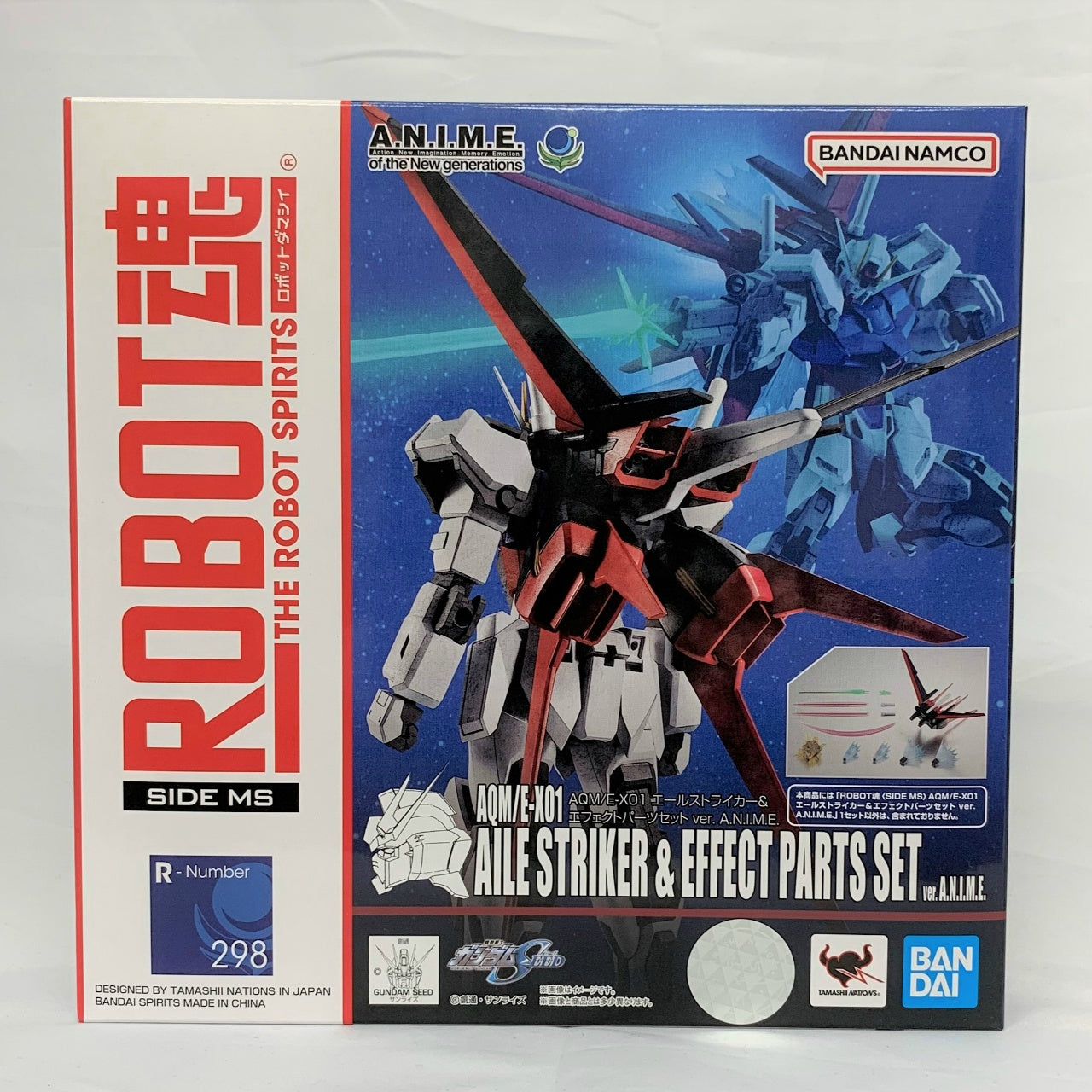 Robot Spirits -SIDE MS- AQM/E-X01 L-Striker & Effect Parts Set ver. A.N.I.M.E. "Mobile Suit Gundam SEED", Action & Toy Figures, animota
