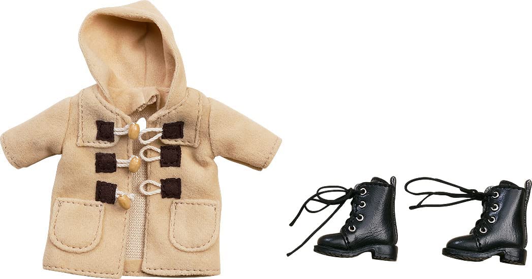 Nendoroid Doll Warm Clothing Set: Boots & Duffle Coat (Beige) | animota