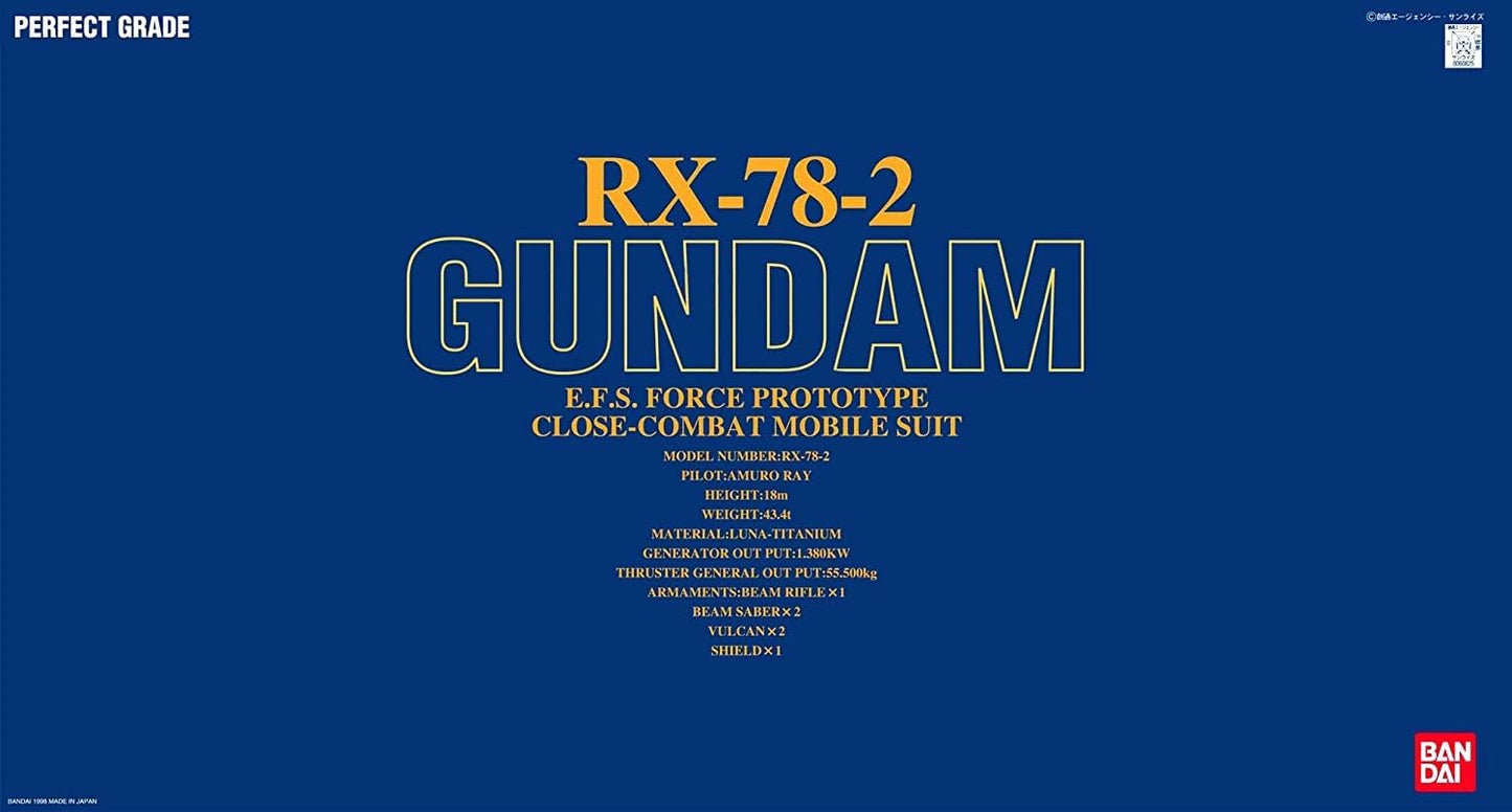 (Resale)PG 1/60 RX-78-2 Gundam Plastic Model