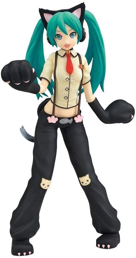 Hatsune Miku Project DIVA Arcade Future Tone Super Premium Figure - Hatsune Miku Kitty Cat (Nyanko, Cat Girl)- | animota