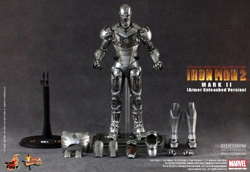 Movie Masterpiece - Iron Man 2 1/6 Figure: Iron Man Mark 2 (Armor Unleashed Edition) | animota