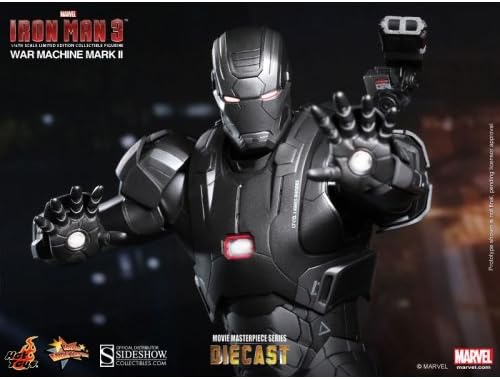 Movie Masterpiece DIECAST - Iron Man 3 1/6 Scale Figure: War Machine Mark 2 | animota
