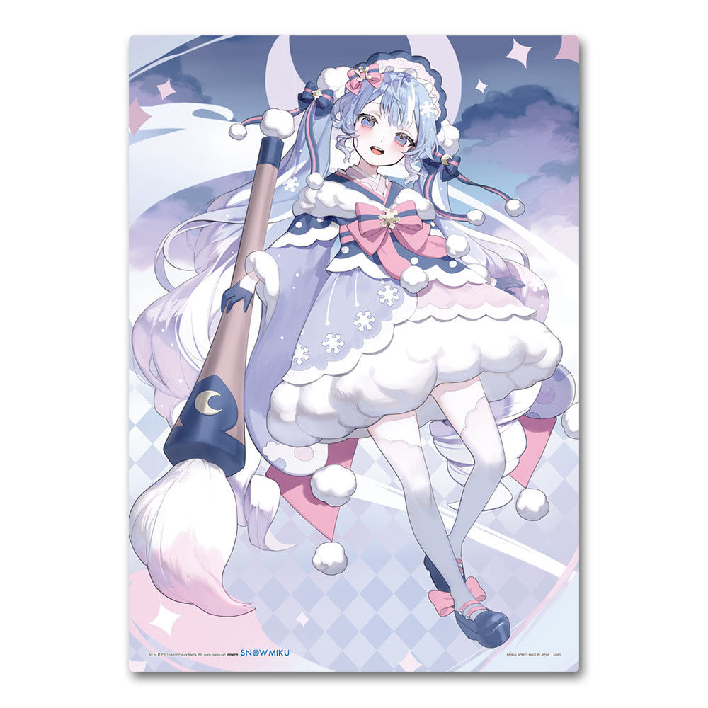 Snow Miku - SNOW MIKU - Third Season - Snow Miku 2023 Illustration Board [Ichiban-Kuji Prize I], Hobbies & Creative Arts, animota