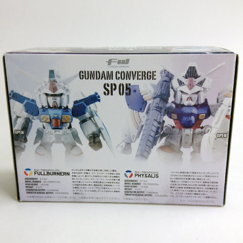 FW Gundam Converge SP05 GP-01Fb (Full Burnian) and GP-02A (Physalis)