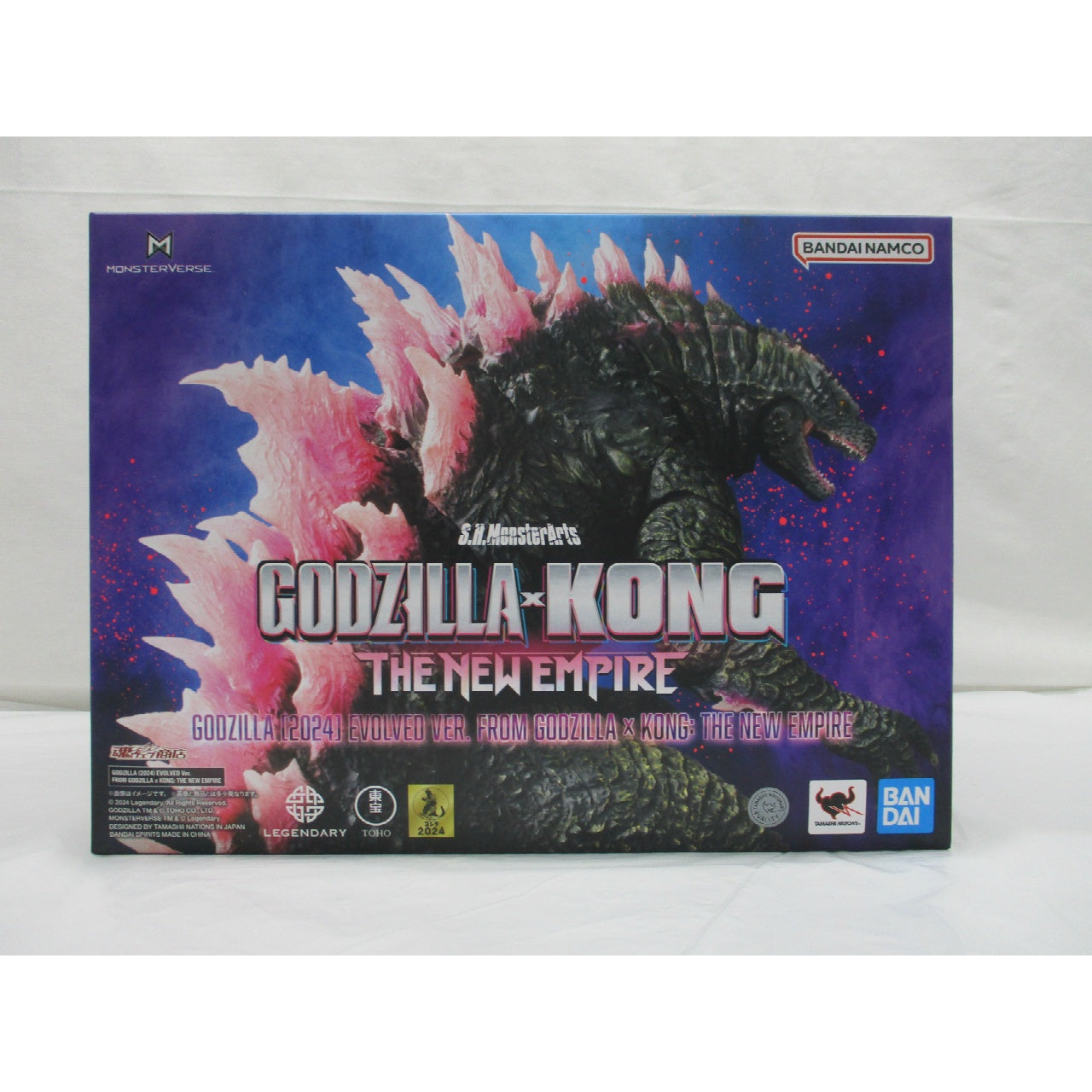 S.H.MonsterArts GODZILLA (2024) EVOLVED Ver. FROM GODZILLA × KONG: THE NEW EMPIRE, Action & Toy Figures, animota