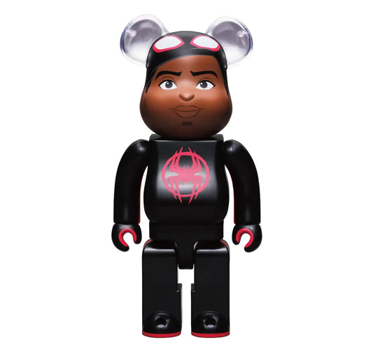 MARVEL - SPIDER-MAN: SPIDER-VERSE - BE@RBRICK 400% - Spider-Man [TYPE-A] (Miles Morales) [Happy-Kuji SP Prize]