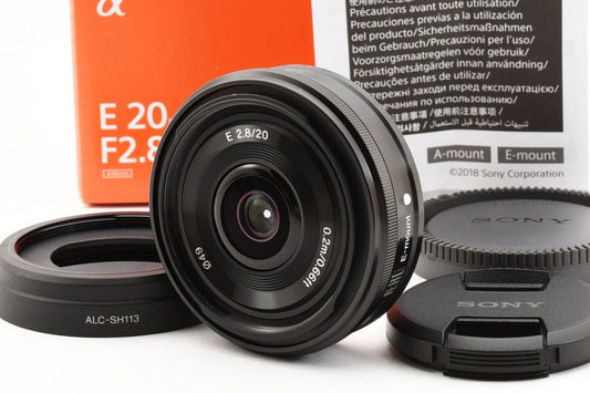 Sony E 20mm F2.8 E-Mount-Objektiv SEL20F28 [Fast neuwertig] #3851A