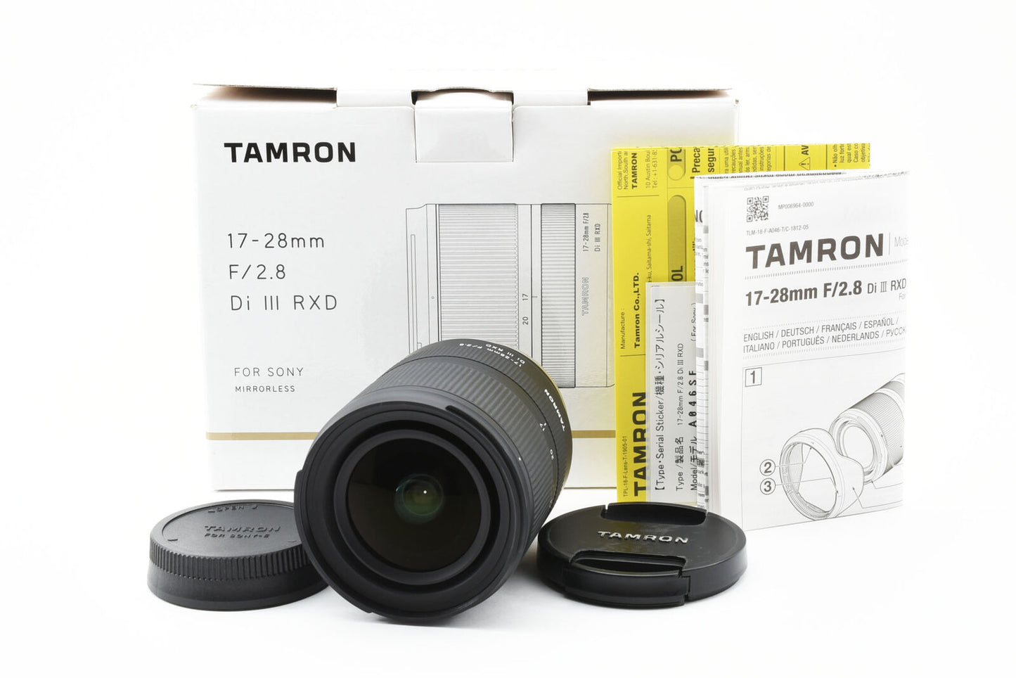 Tamron 17-28mm F/2.8 Di III RXD Lens for Sony E [Near Mint] #3799A