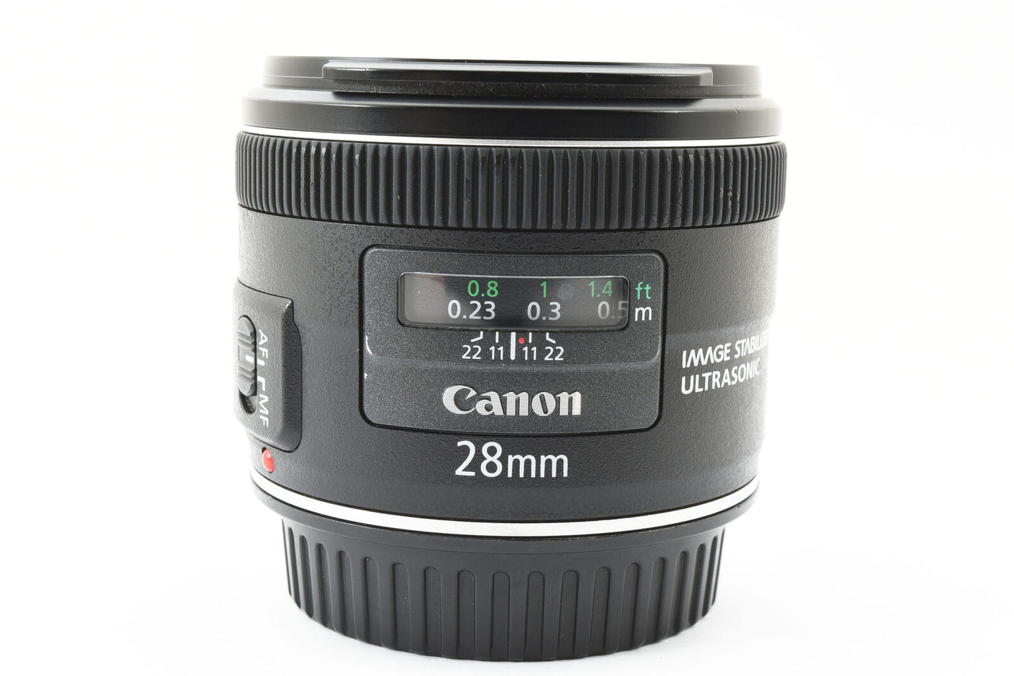 Objetivo Canon EF 28 mm f/2,8 IS USM [en perfecto estado] n.º 3628A