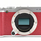 Fujifilm Fuji X-A1 16,3 MP spiegellose Digitalkamera, Gehäuse rot [fast neuwertig] #3283A