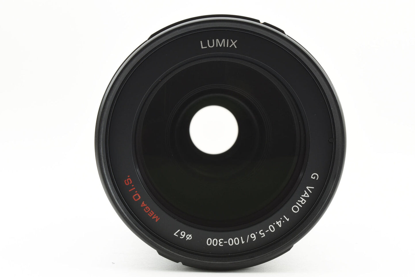 Lente Panasonic Lumix G Vario 100-300 mm f/4-5,6 Mega OIS [casi impecable] n.º 3665A