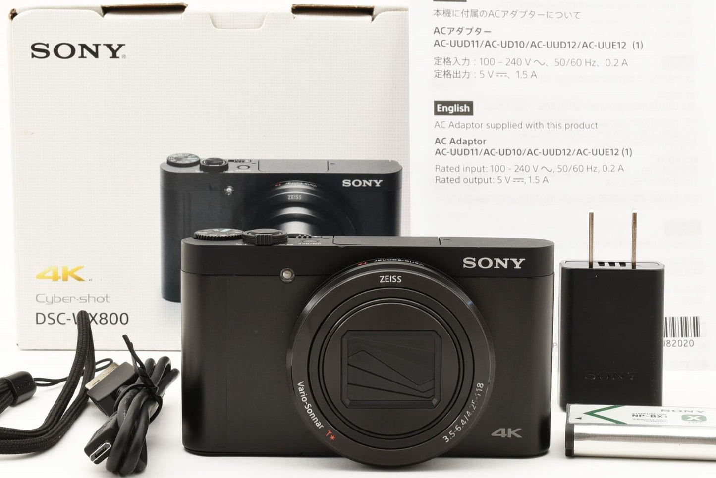 SONY Cyber-shot DSC-WX800 Kompakt-Digitalkamera [nahezu neuwertig] #3425A