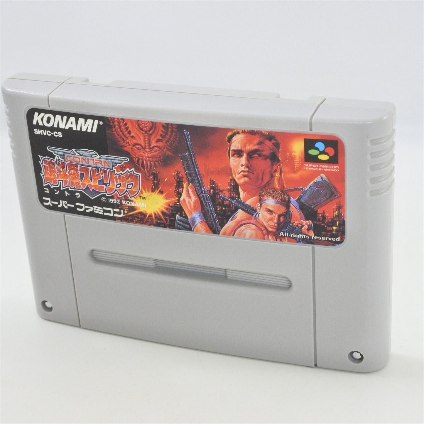 Contra Spirits.SUPER Famicom Japanese Version