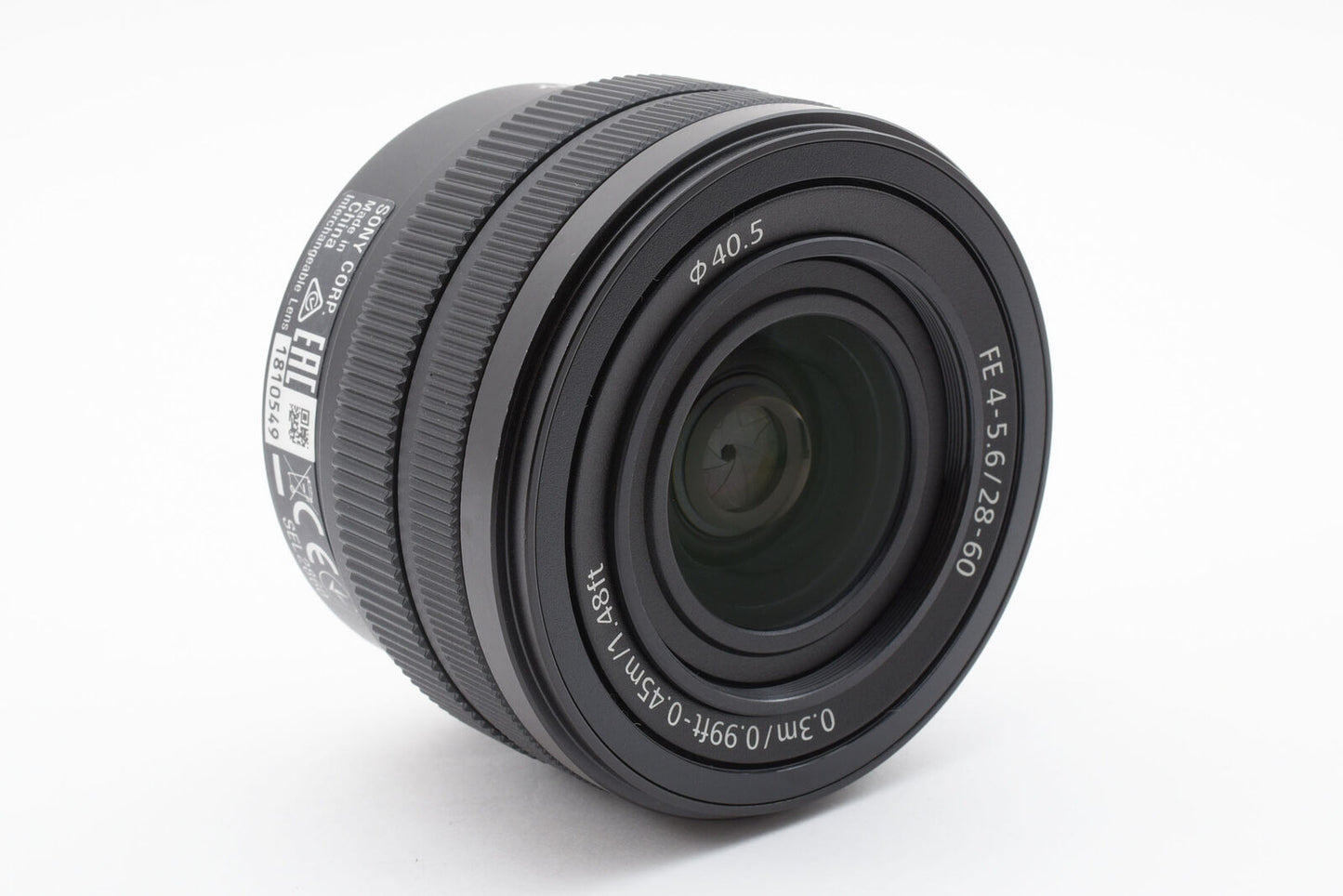 SONY FE 28-60 mm F/4-5,6 SEL2860 (para montura SONY E) [Casi nuevo+++] n.º 3764A