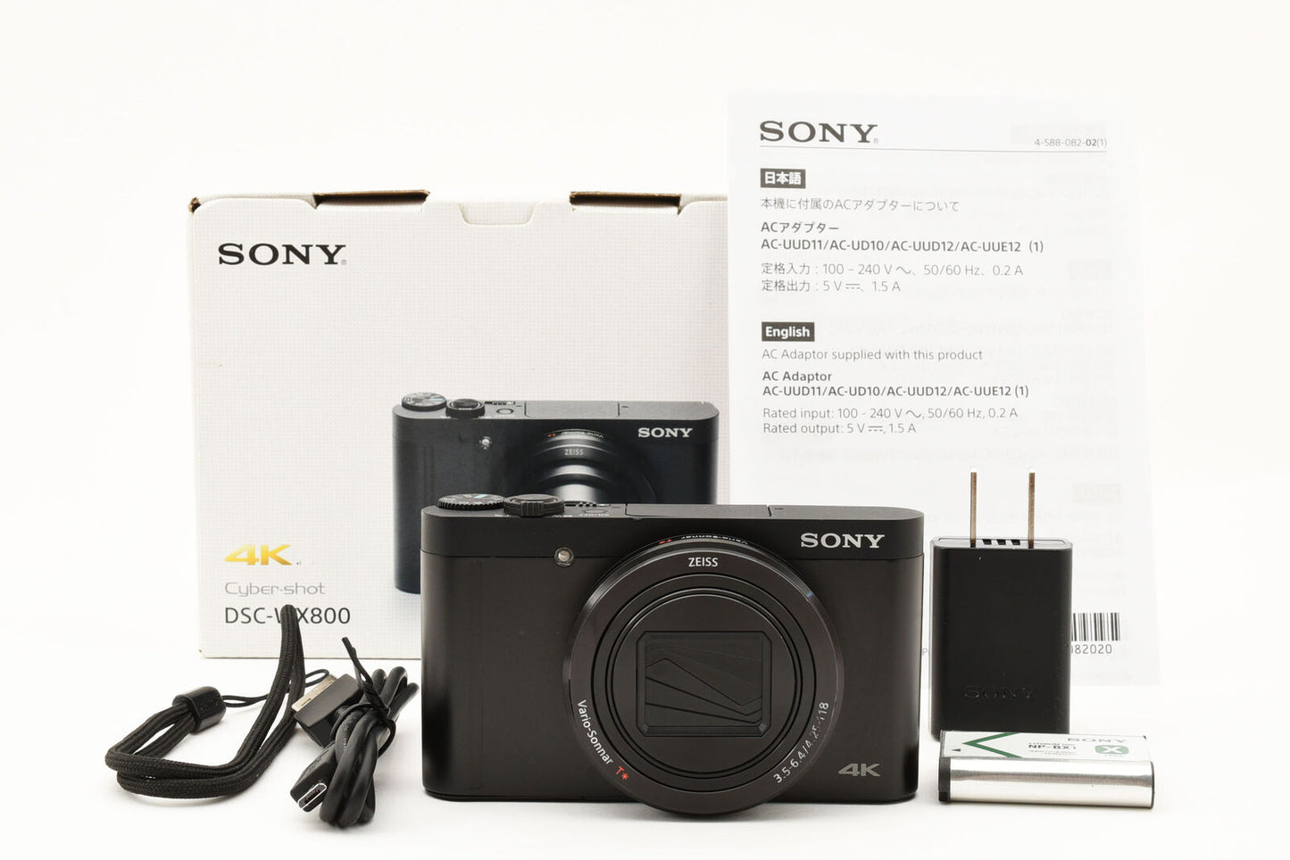 SONY Cyber-shot DSC-WX800 Compact Digital Camera [Near Mint] #3425A