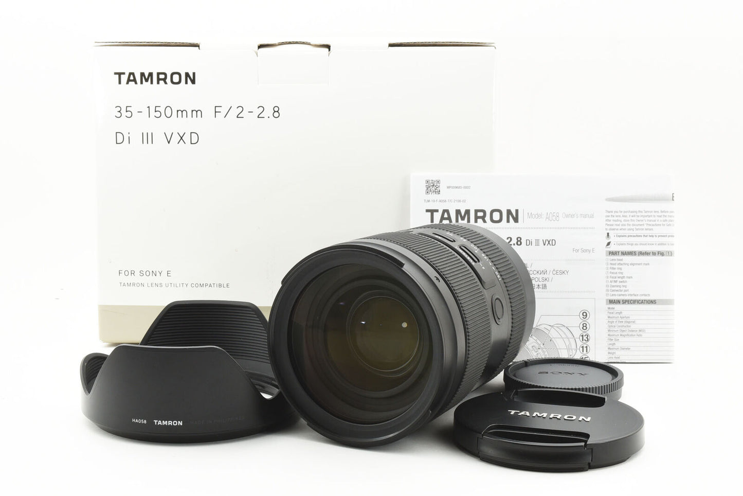 Tamron 35-150mm f/2-2.8 Di III VXD Lens for Sony E Mount [Near Mint] #3661A