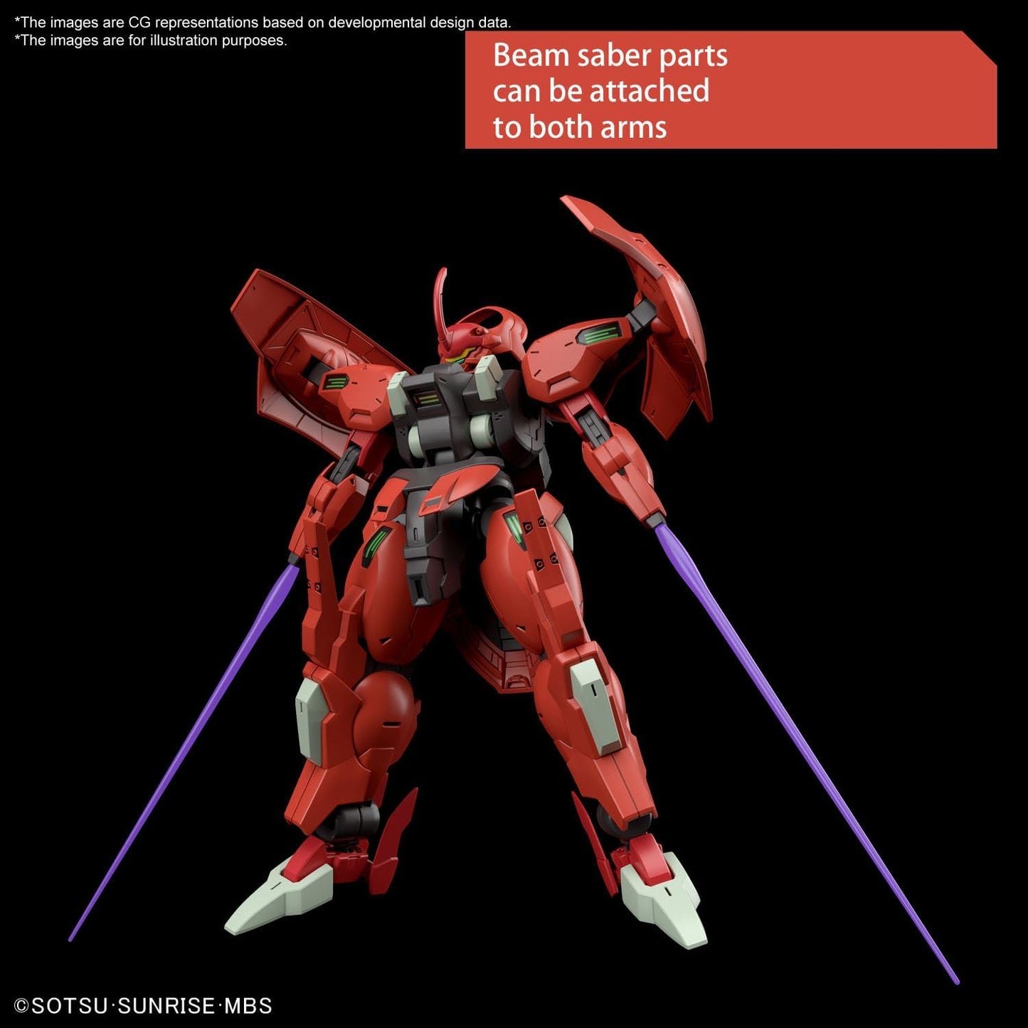 HG 1/144 "Mobile Suit Gundam: The Witch from Mercury" Darilbalde | animota