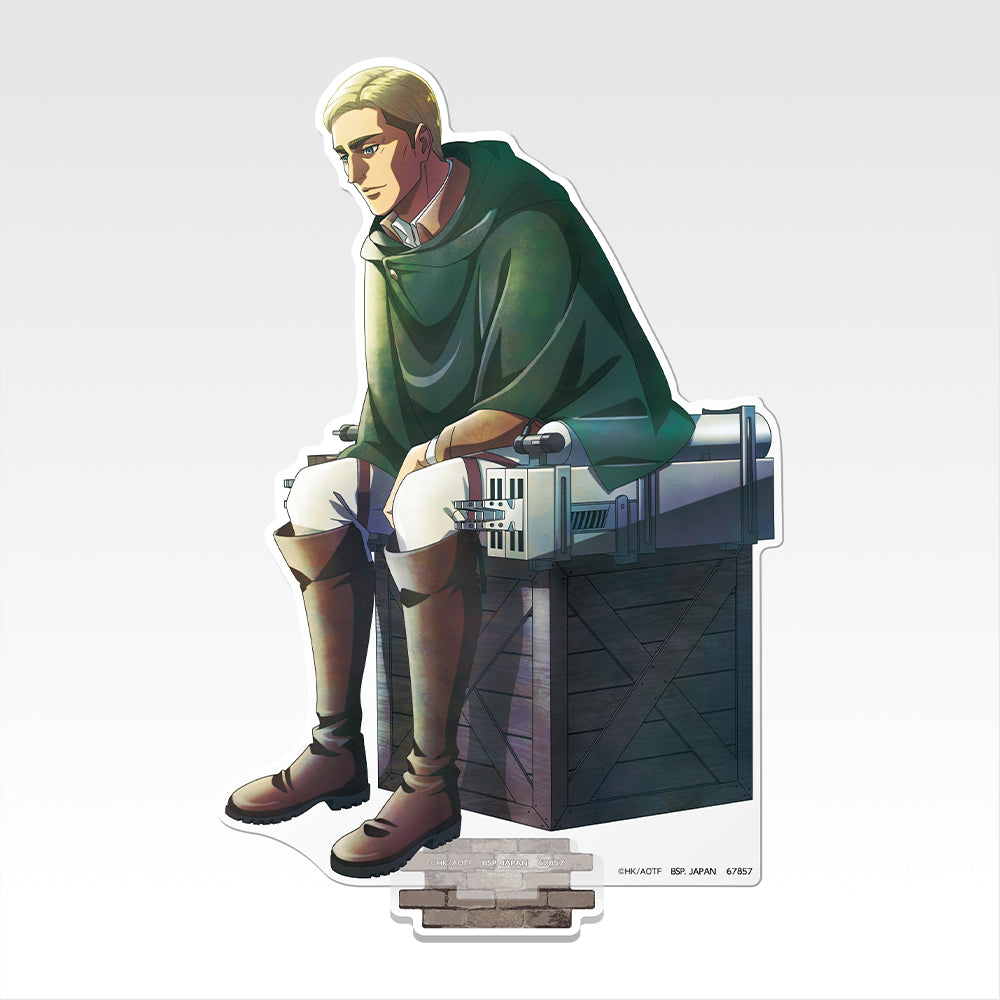 Attack on Titan -The Beast Titan Is Mine- Big Acrylic Stand Erwin [Ichiban-Kuji Prize E]