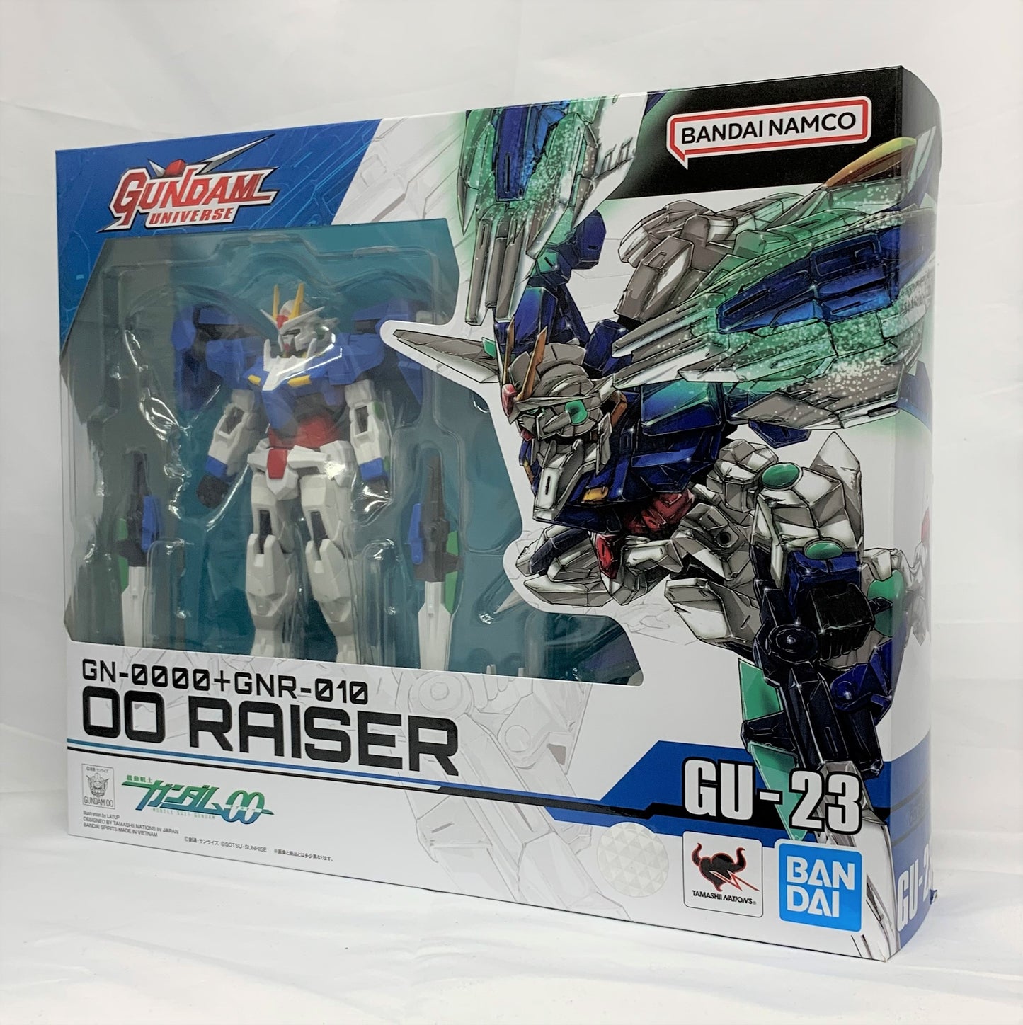 UNIVERSO GUNDAM GN-0000+GNR-010 00 RAISER "Mobile Suit Gundam 00"