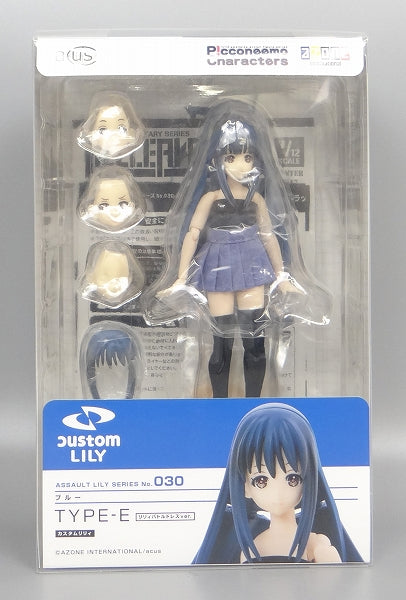 Azone 1/12 Assault Lily Series No.030 Custom Lily Type-E Lily Battle Dress ver. (Hair: Blue), animota
