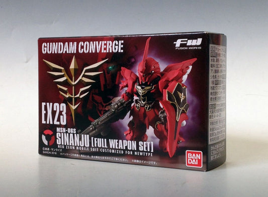 FW Gundam Converge EX23 Sinanju Full Weapon Set, Action & Toy Figures, animota