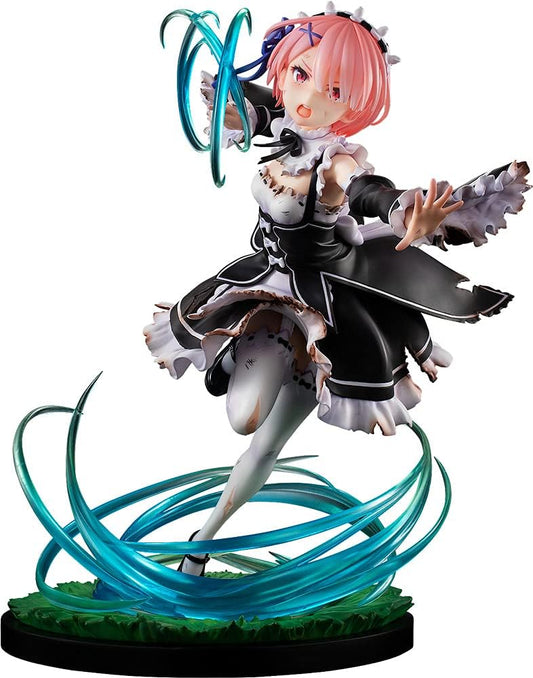 KDcolle Re:ZERO -Starting Life in Another World- Ram: Battle with Roswaal Ver. 1/7 Complete Figure