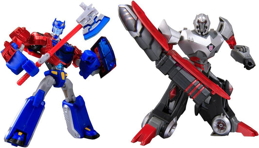 Transformers TA Optimus Prime vs. Megatron Cybertron Mode | animota
