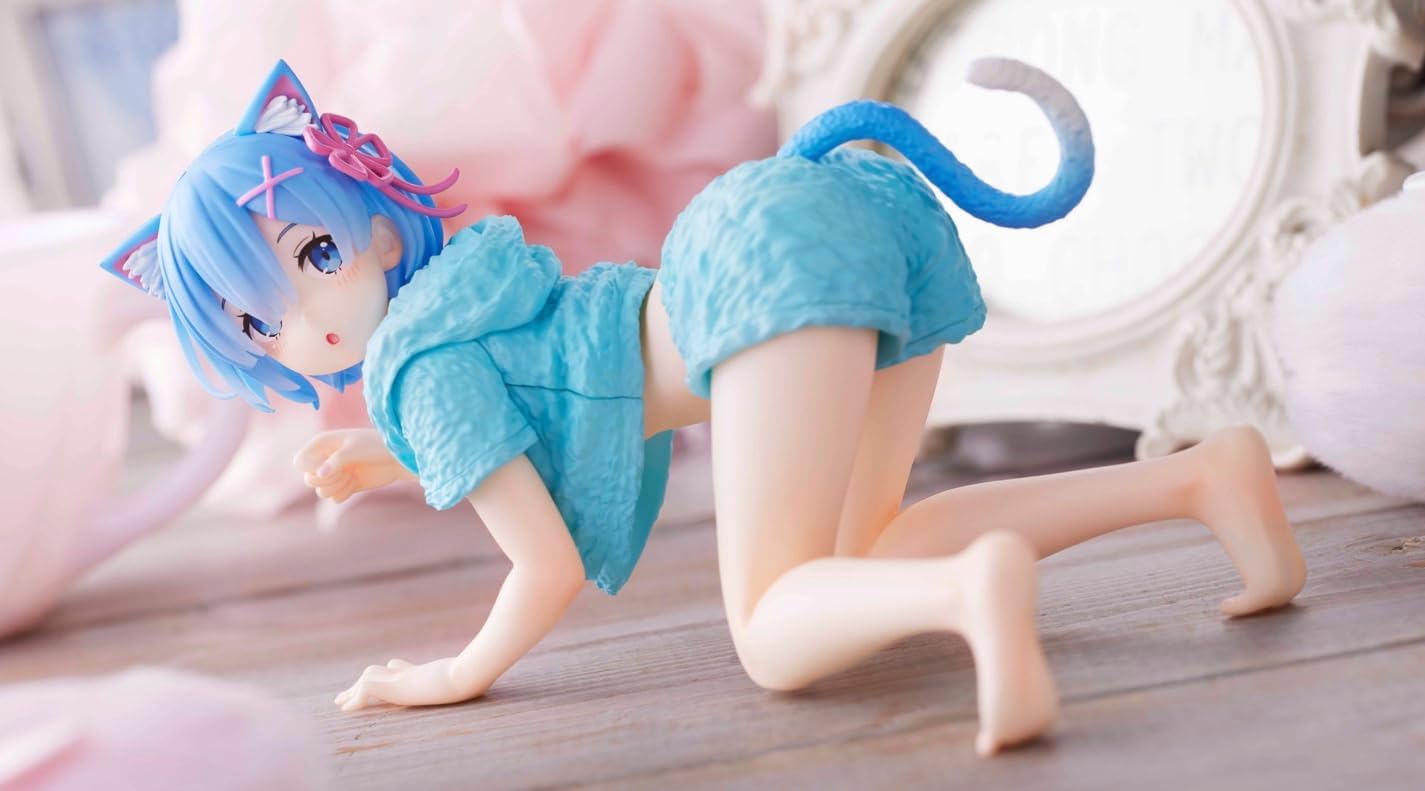 Re:ZERO -Starting Life in Another World Desktop Cute figure Rem -Cat room wear ver.- (standard version)