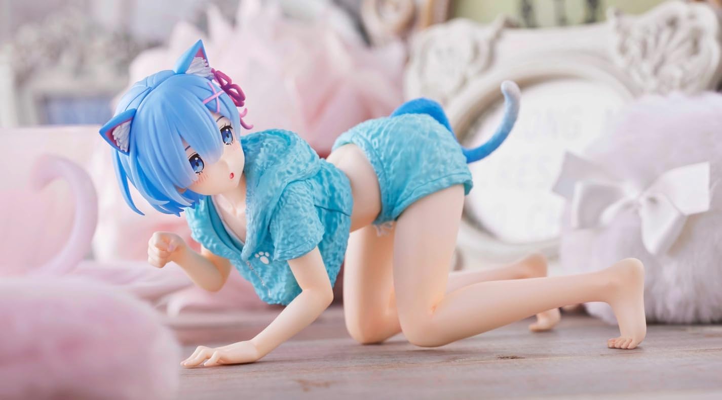Re:ZERO -Starting Life in Another World Desktop Cute figure Rem -Cat room wear ver.- (standard version)