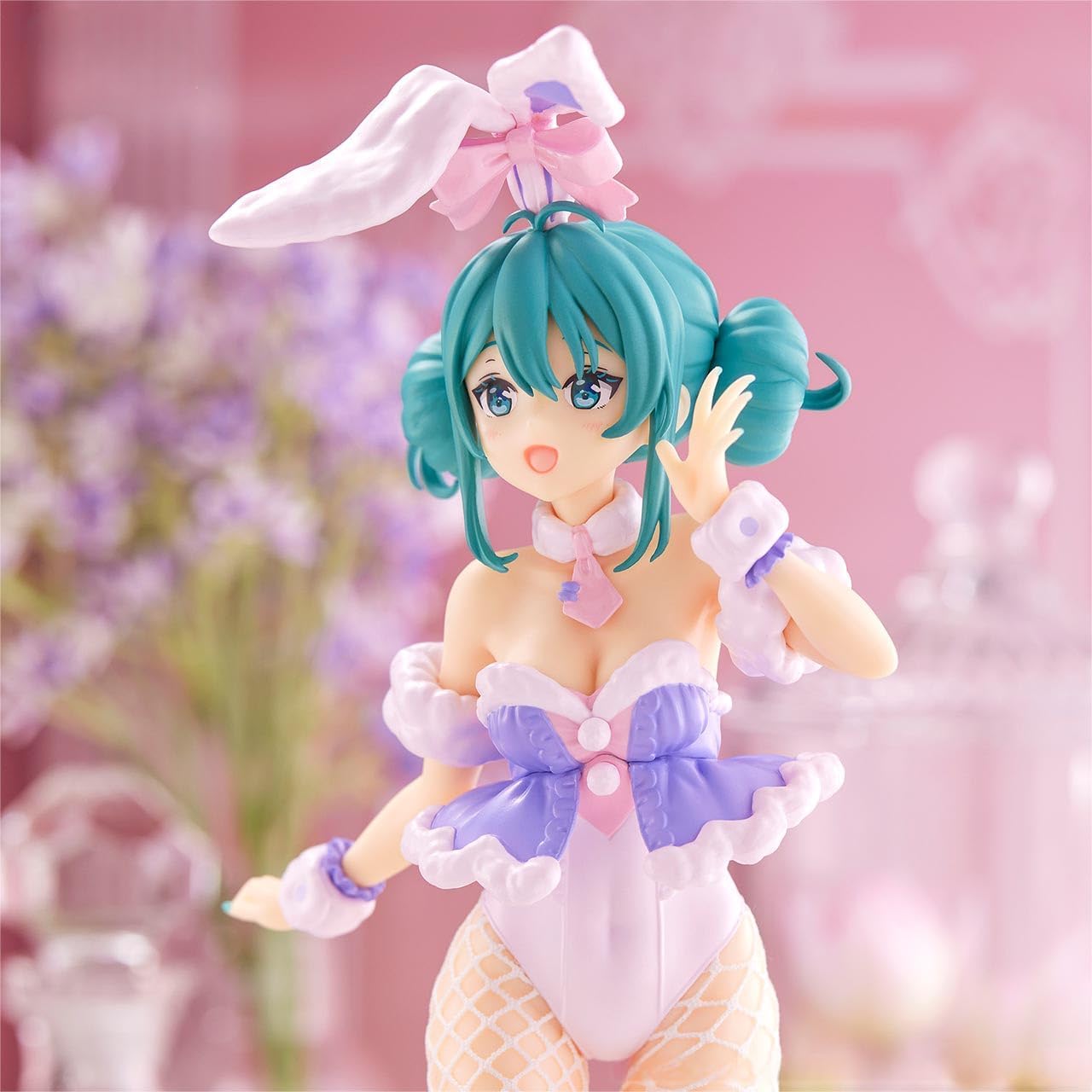 Hatsune Miku - BiCute Bunnies Figure - White Rabitt Lavender Ver