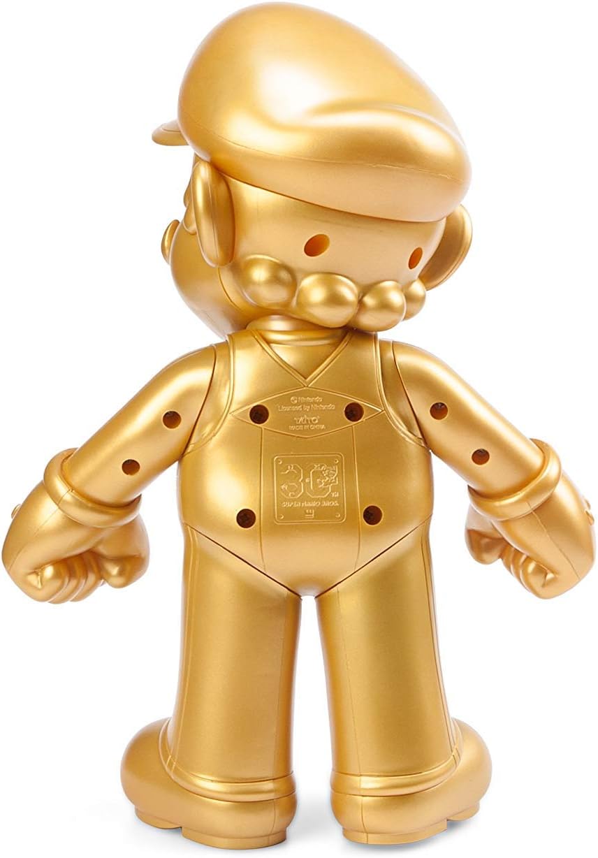 Super Mario - 30th Anniversary - Big Action Figure - Gold Mario | animota